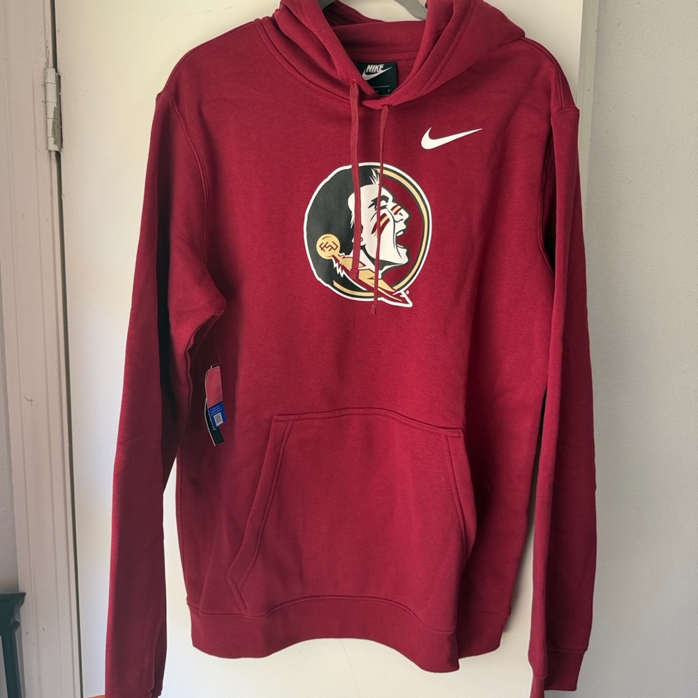 NWT Men’s Nike FSU Florida State Seminoles Hoodie Size Large